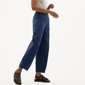 COS Navy Barrel Leg Utility Trousers Sz 2